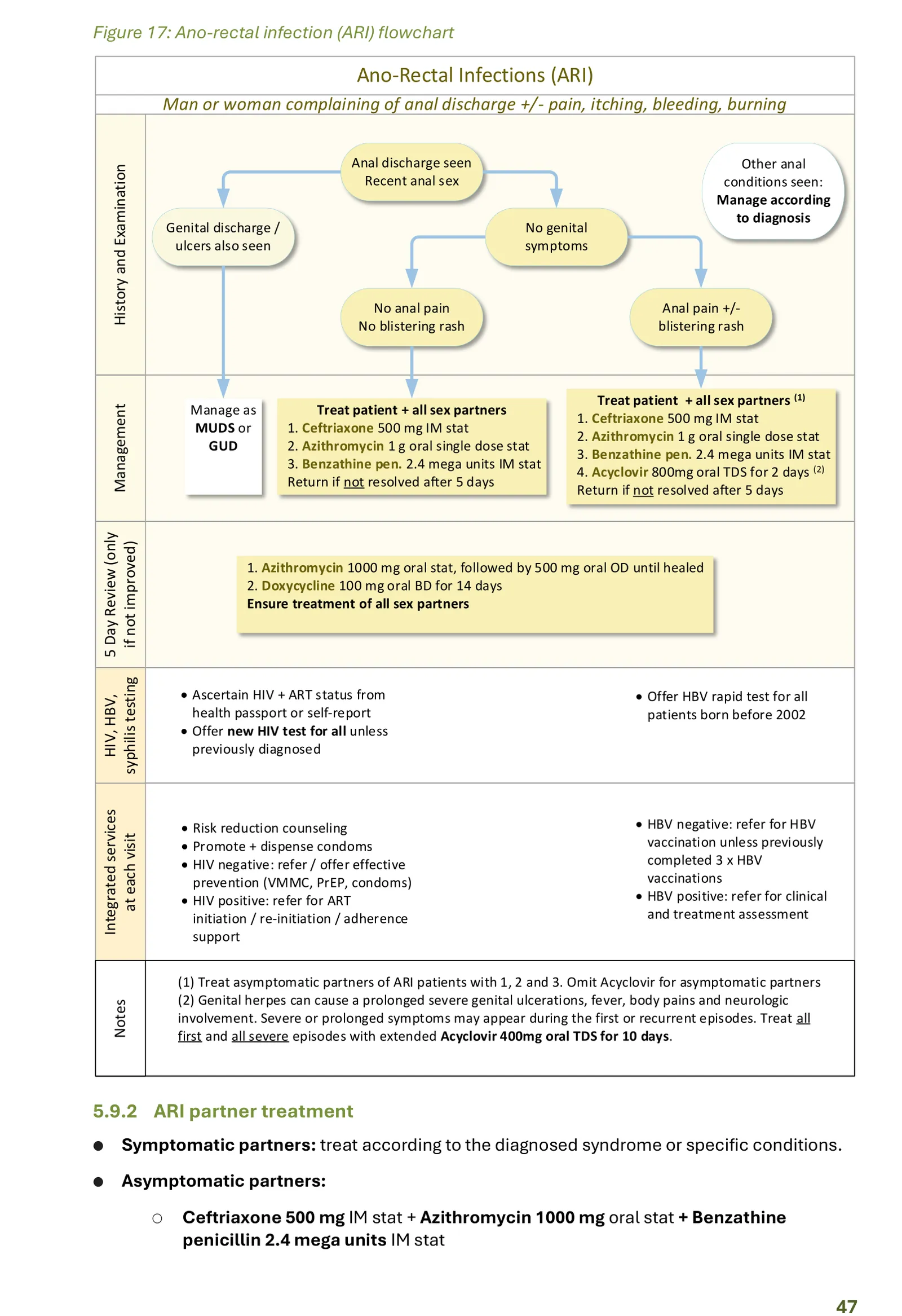 Figure from the guideline